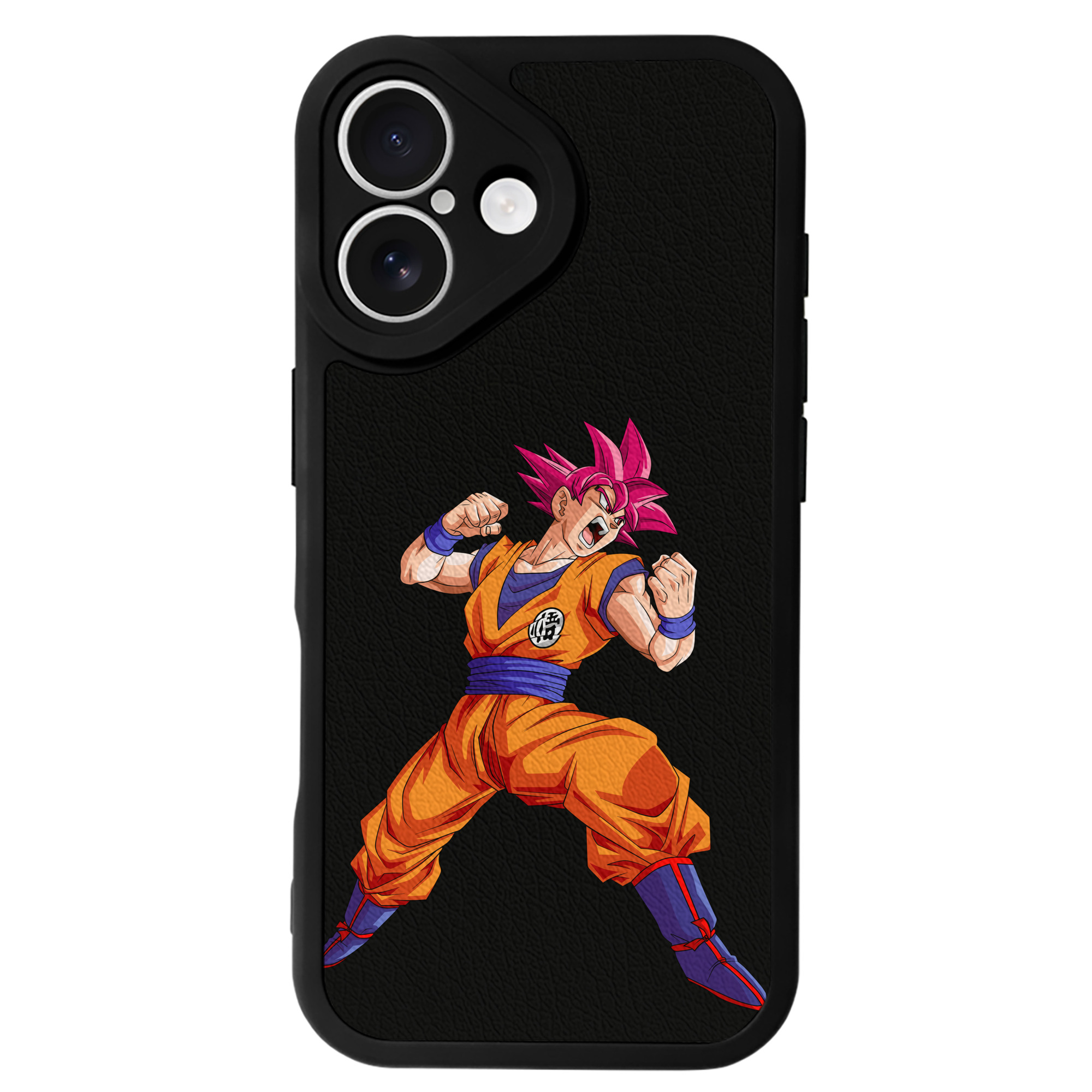 （画像用） ドラゴンボール 孫悟空（そん ごくう）Son Goku カカロット DRAGON BALL Kakarotto 【iPhone 16シリーズ対応】シリコンスマホケース（レザー調） 材質：シリコン